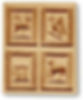 AP 8911 - 4 Pictures: Chamois, Bird... springerle cookie mold Änis-Paradies