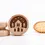 Thumbnail: WSTP - 009 Wooden Winter Landscape Cookie Stamp
