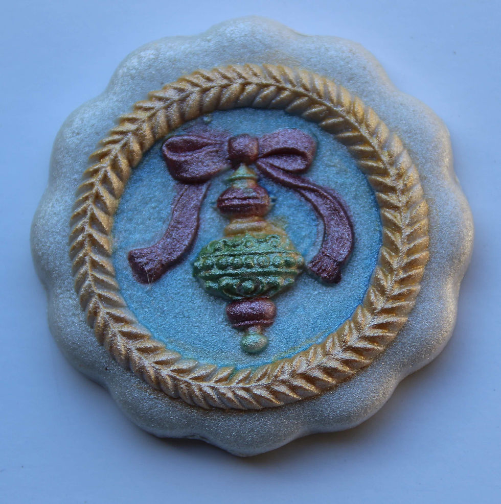 Thumbnail: AP 1206 Christmas Bauble Ornament springerle cookie mold by Anis-Paradies