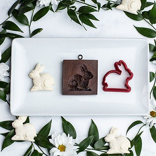 M5630 Detail Bunny springerle cookie mold
