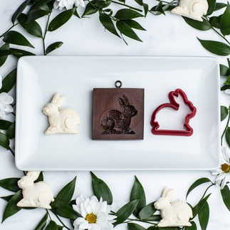 M5630 Detail Bunny springerle cookie mold