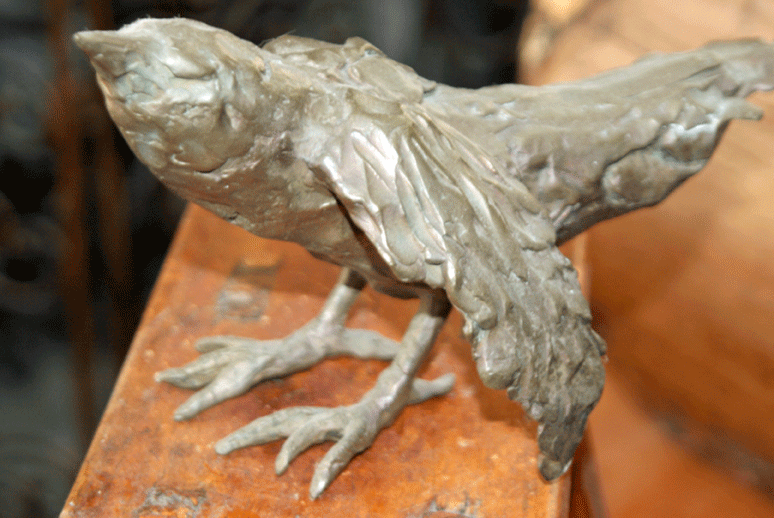 bronze bird