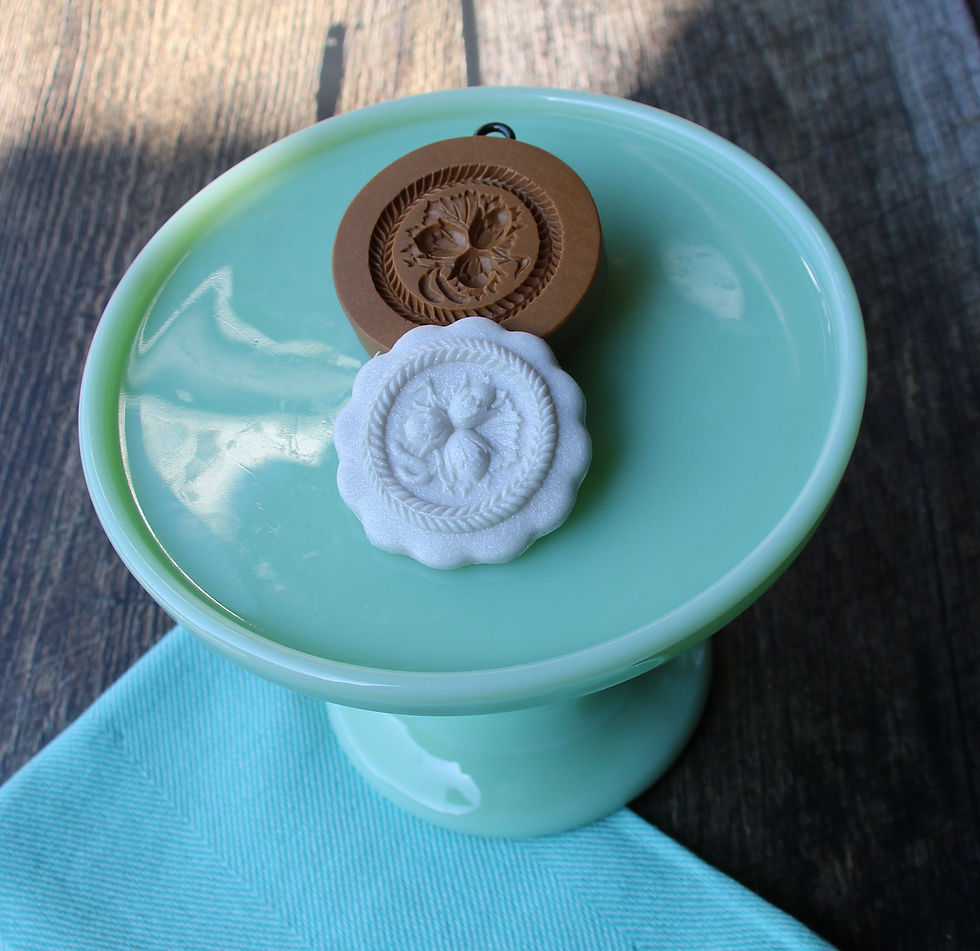 Thumbnail: AP 2258 Three Hazelnuts springerle cookie mold by Anis-Paradies