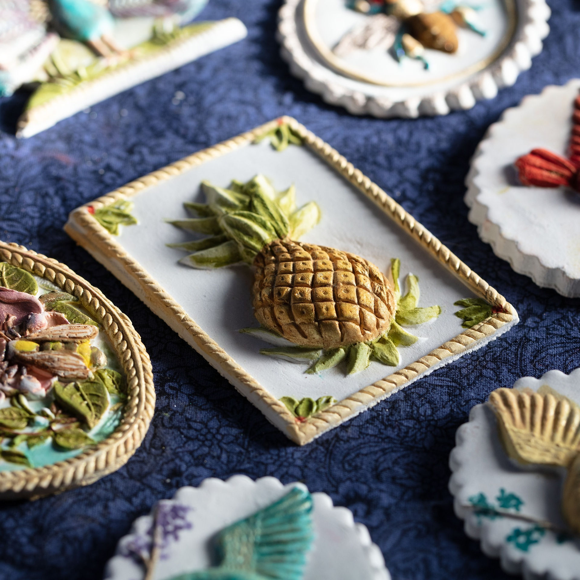 M7514 Hospitality Pineapple springerle cookie mold