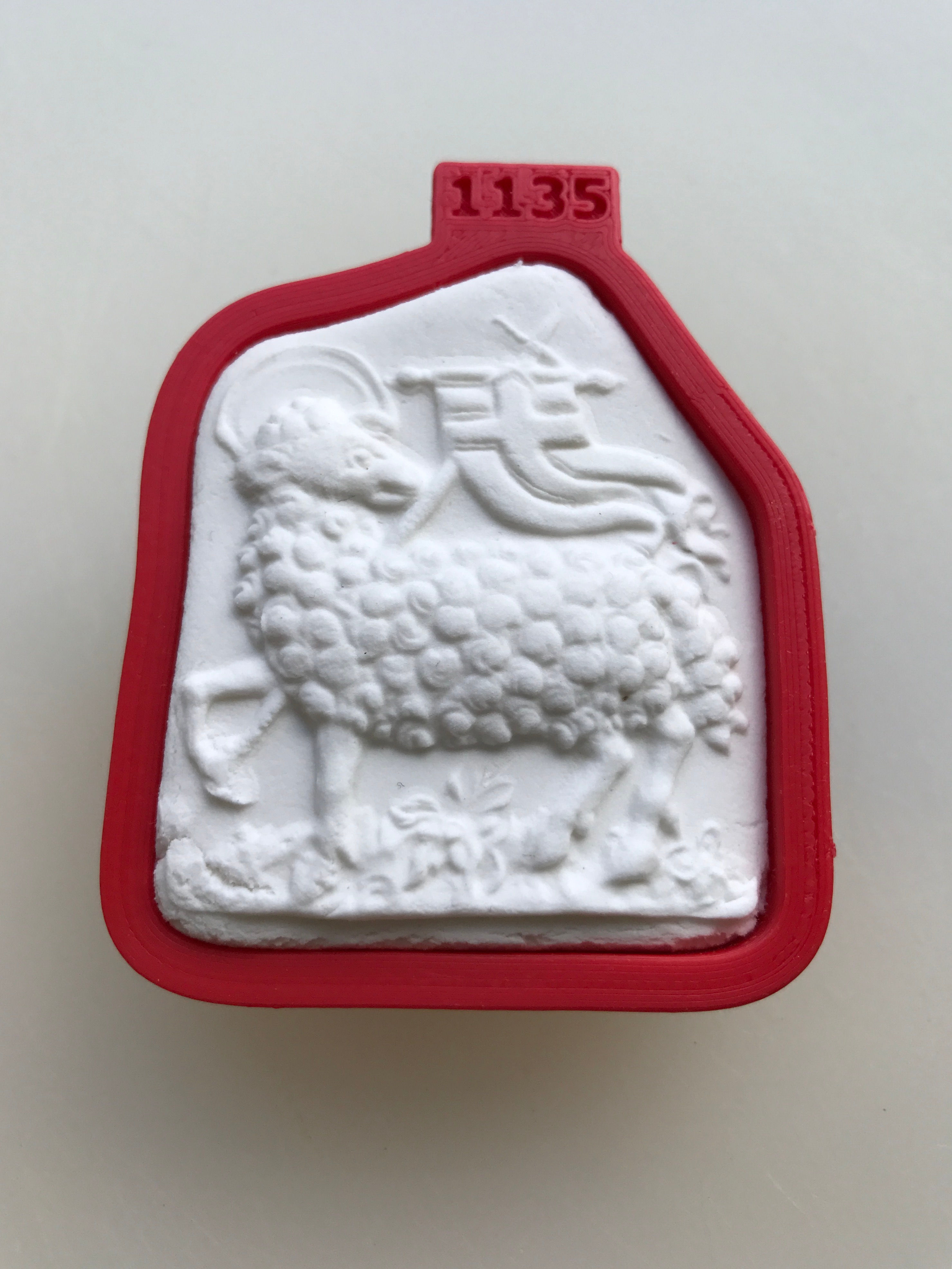 C - 17216 Pascal Lamb cookie cutter by Gingerhaus C-M5076