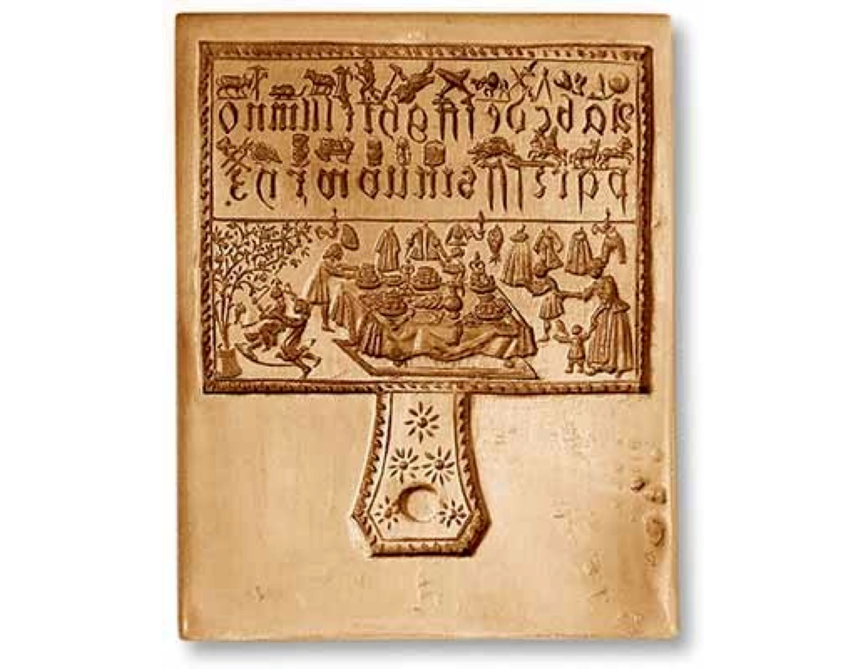 AP 9979 Old German Alphabet springerle cookie mold Anis-Paradies