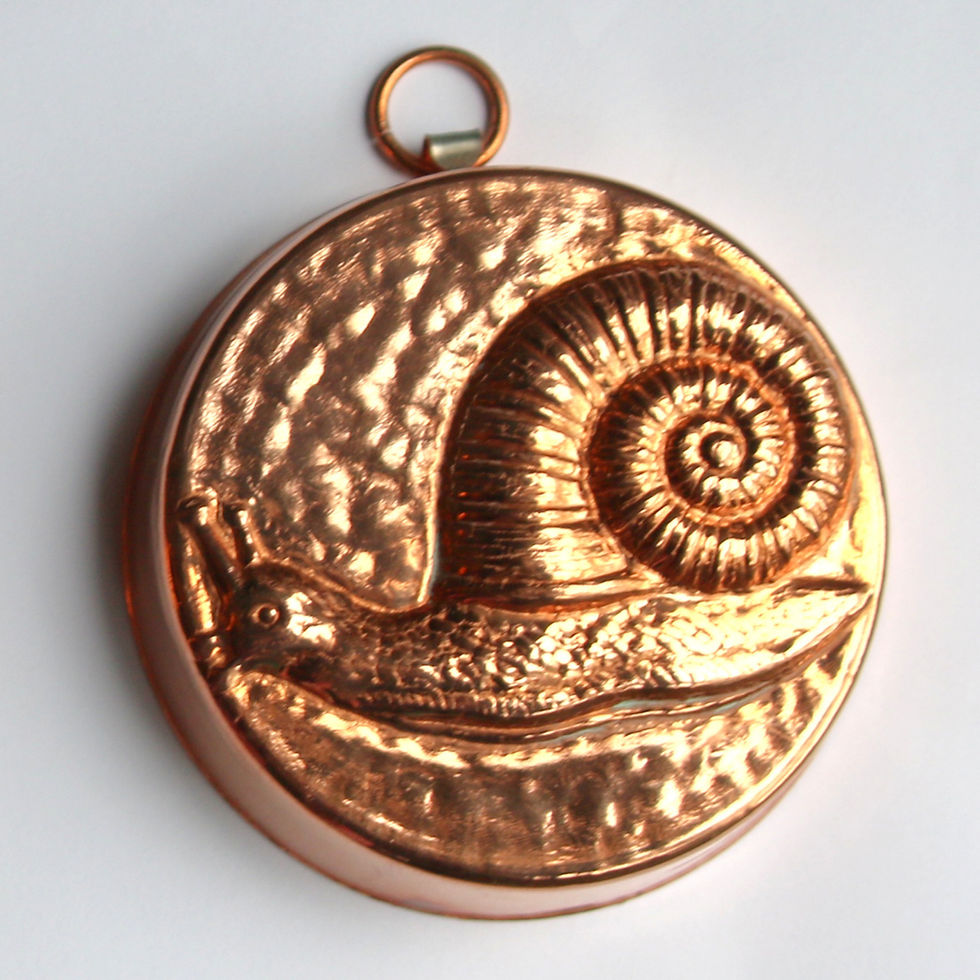 Thumbnail: BG 1215 Swiss Snail Copper Choclolate Baking Mold by Birth-Gramm