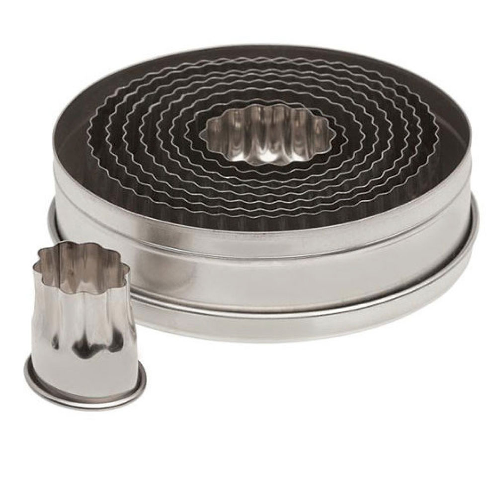 scallop ovalal cutter set