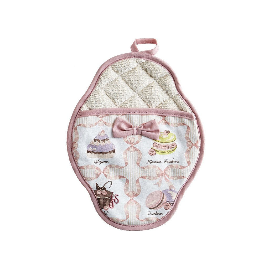 French Pastries Potholder by Jessie Steele