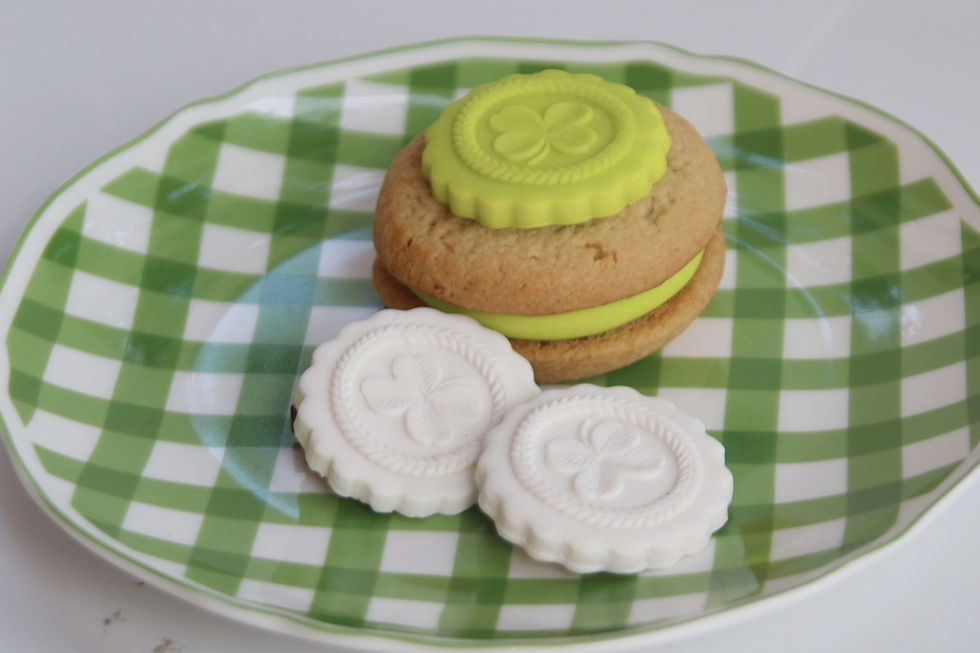 Thumbnail: AP 2020 Lucky Clover shamrock springerle cookie mold by Anise Pa