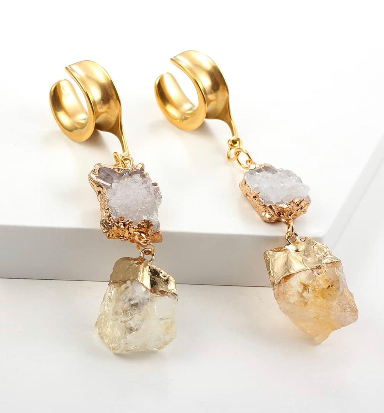 GOLD NATURAL STONE GAUGES