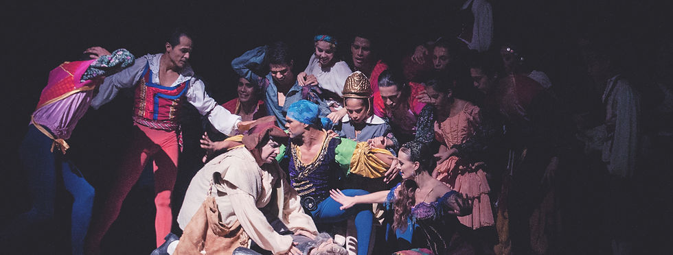Theatrical Cast Scene