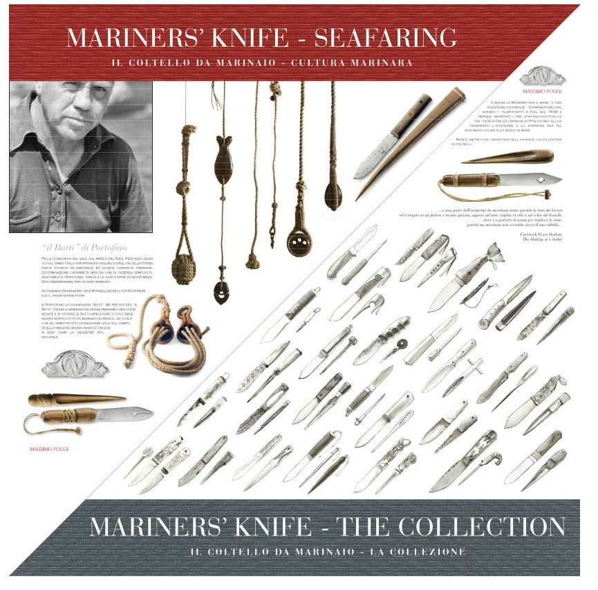 Mariners' knife marlin spike Coltello da Marinaio Poggi knot