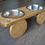 Thumbnail: Wooden Dog Bowl Stand with bowls!