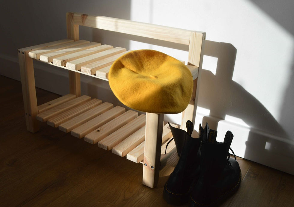 Thumbnail: Shoe Rack & Bench at the same Time!