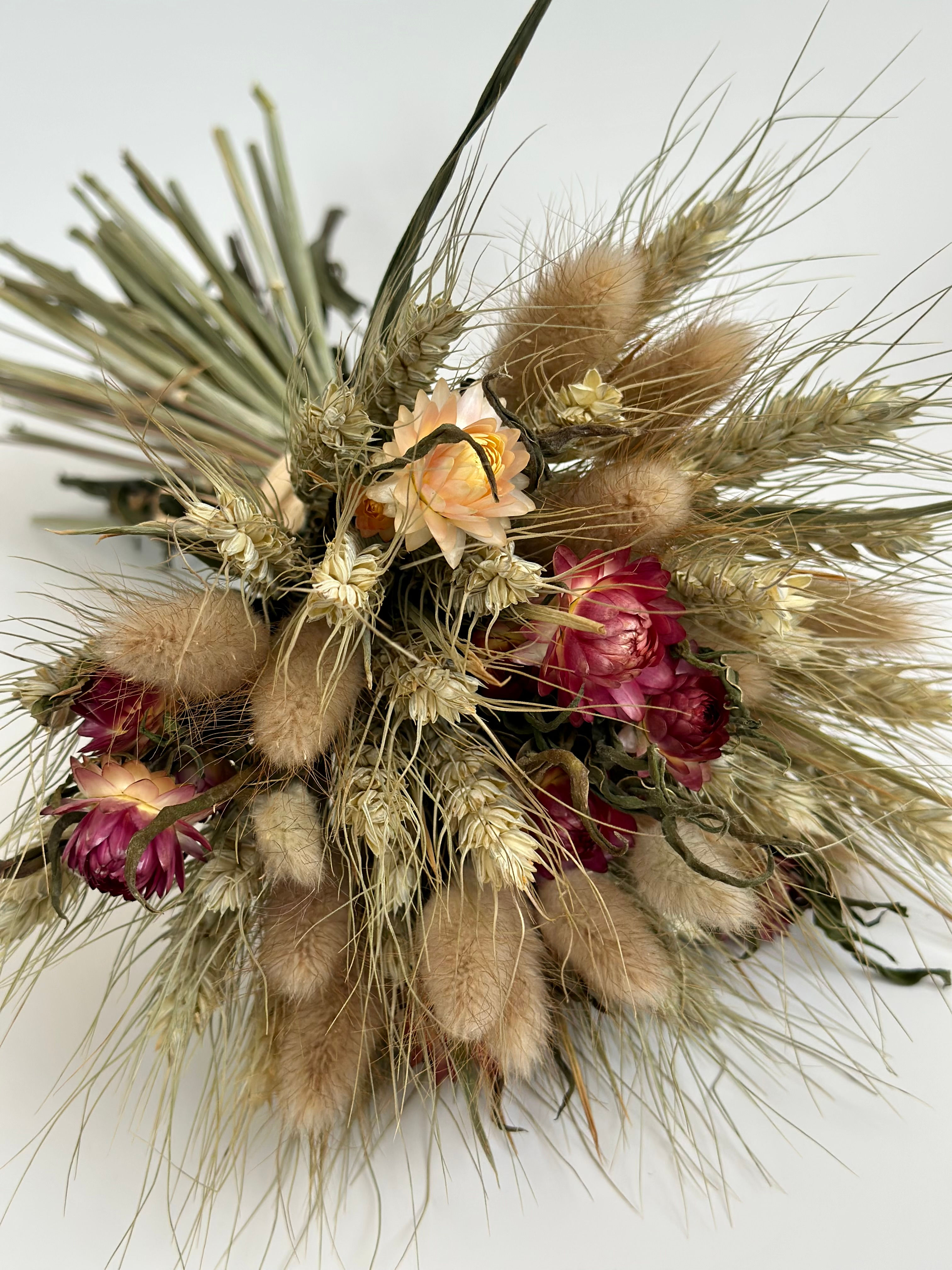 Dried Flower Bouquet 'Diana'. Rustic Country Home Decor