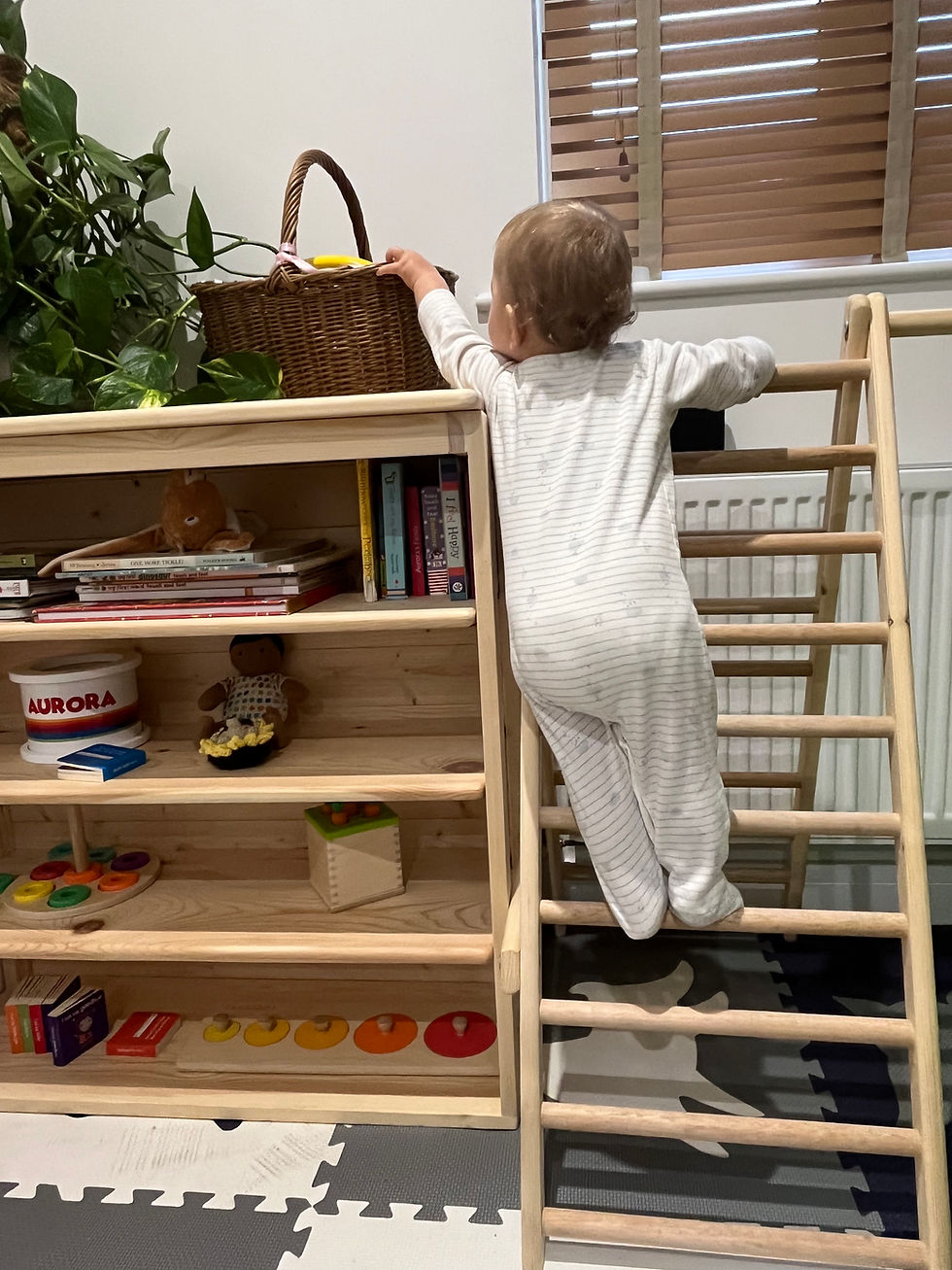 Thumbnail: Montessori inspired Mini Climbing Frame - Child, Toddler