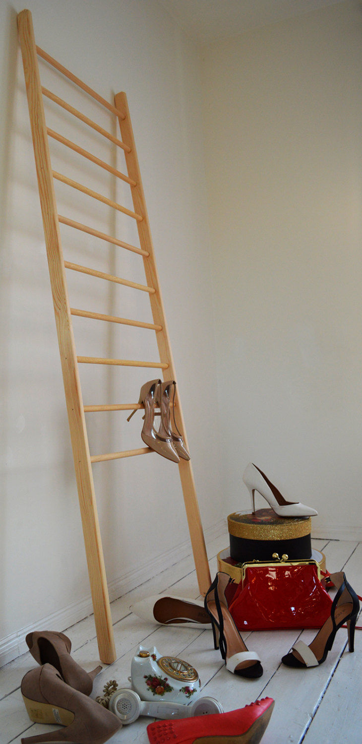 Thumbnail: Stylish Vintage Ladder with rungs for storage