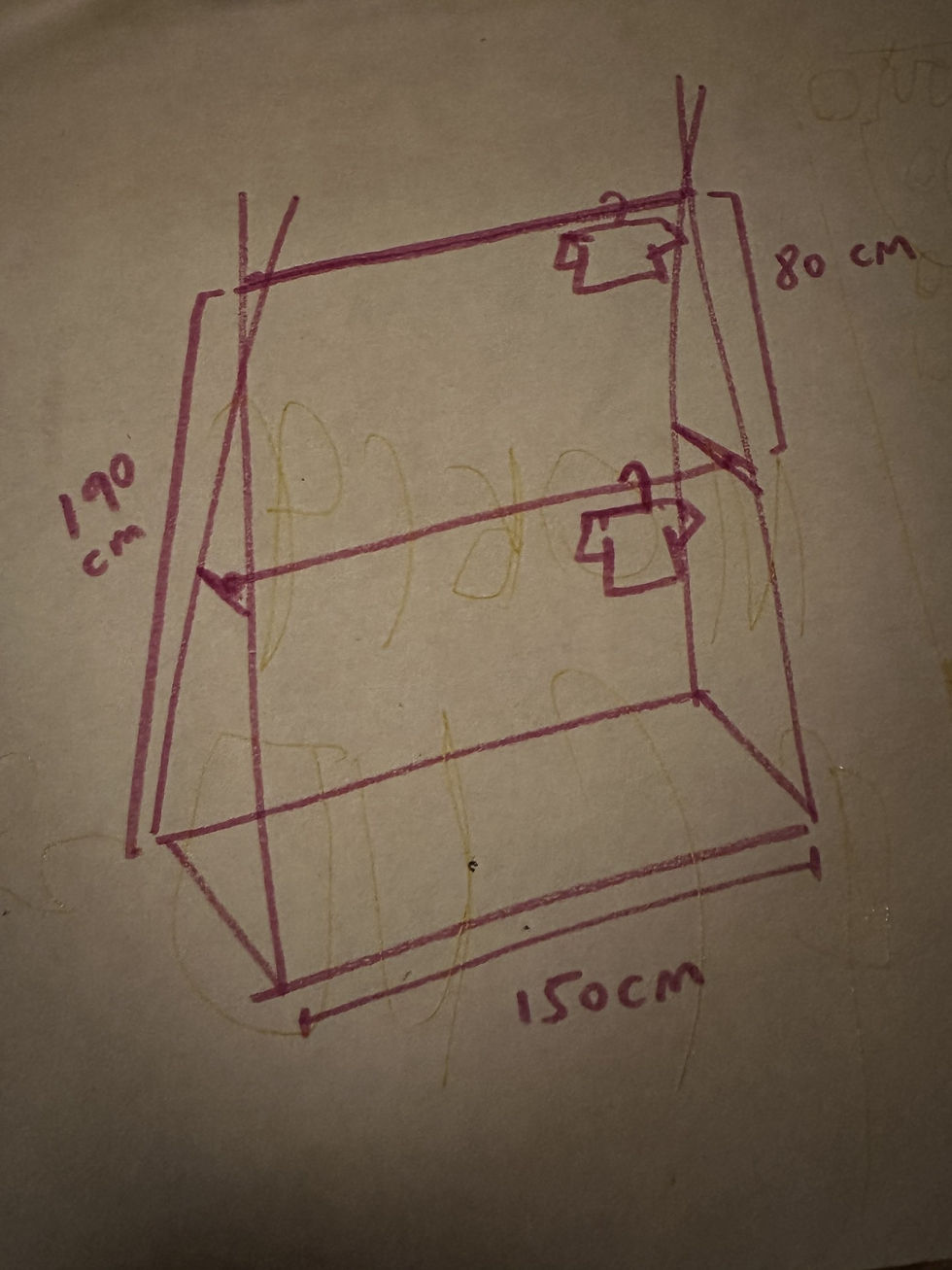 Reserved for Ana 'Four Double Hanging Clothes Rails' Reserved for Ana!