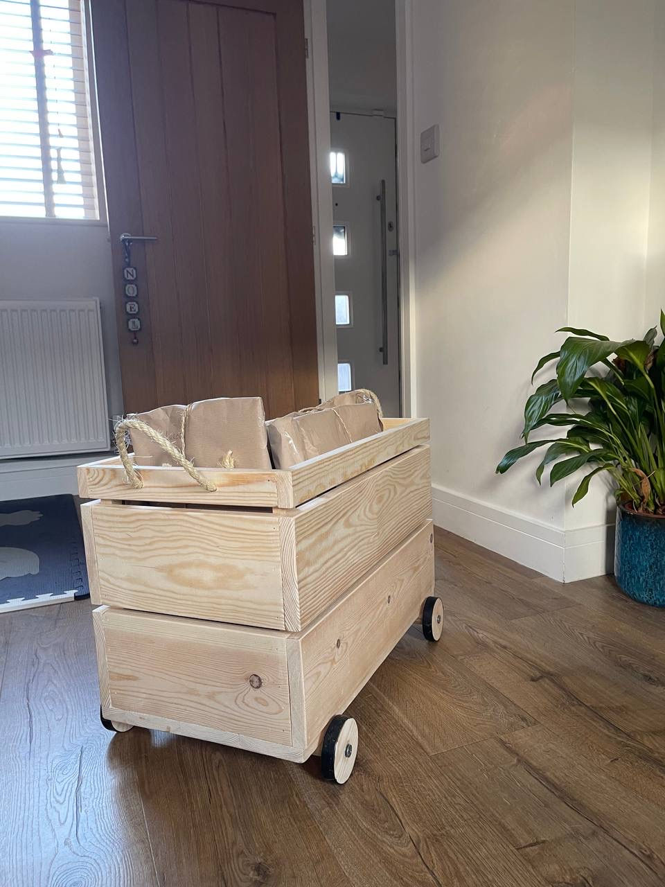 Thumbnail: Toy Storage Box with Wheels!