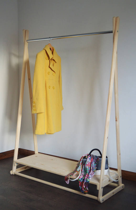 Thumbnail: Clothes Rail with a Metal Pole