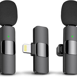 Purchase here: https://amzn.to/3MpjUT6

Description: About this item
Easy Automatic Connection: This innovative wireless lav microphone is much easier to set. No Adapter, Bluetooth or Application needed. Just get the receiver into your devices, then turn on the portable mic, these two parts will pair automatically
Omnidirectional Sound Reception: Equipped with High Density Spray-proof Sponge and High-sensitivity Microphone, our device clearly records every detail of the sound regardless of surrounded environment. Our Noise Reduction Technology cuts off any noise interference while recording so as to ensure the sound quality
Full Compatibility: The upgraded wireless clip-on microphone is equipped with a Lighting connector and a charging Cable. Compatible with IOS smartphones, iPad, etc, the handheld mic is suitable for interviewing, online conferencing, podcasting, vlogging, live streaming
Universal Wireless System: The small lapel microphone is free of wire. You can hold it by hand or clip it on your shirt. Enable to cover 50ft for signal, helps you get rid of messy wire and clearly recording or taking video at a further distance indoors or outdoors
Rechargeable Transmitter and Receiver: The wireless lavalier microphone is built in 65MAH rechargeable batteries up to 4.5 hours operation time with only two-hour charging time. While using the lav mic, you can charge your device simultaneously