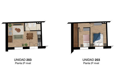 Planta de la unidad 203