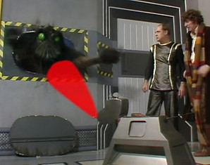 Nightmare of Eden review: K9 shoots at a Mandrel