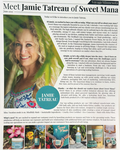 Sweet Mana Botanicals Interview with Founder Jamie Tatreau