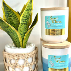 Sweet Mana's CBD Lotion Candle