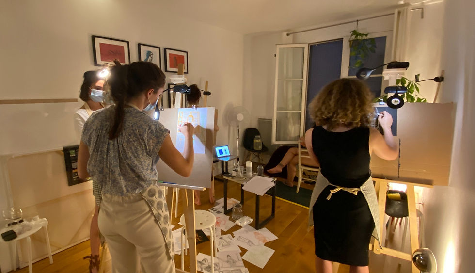 Atelier-Apéro avec modèle vivante : Spécial Guerrilla Girls !