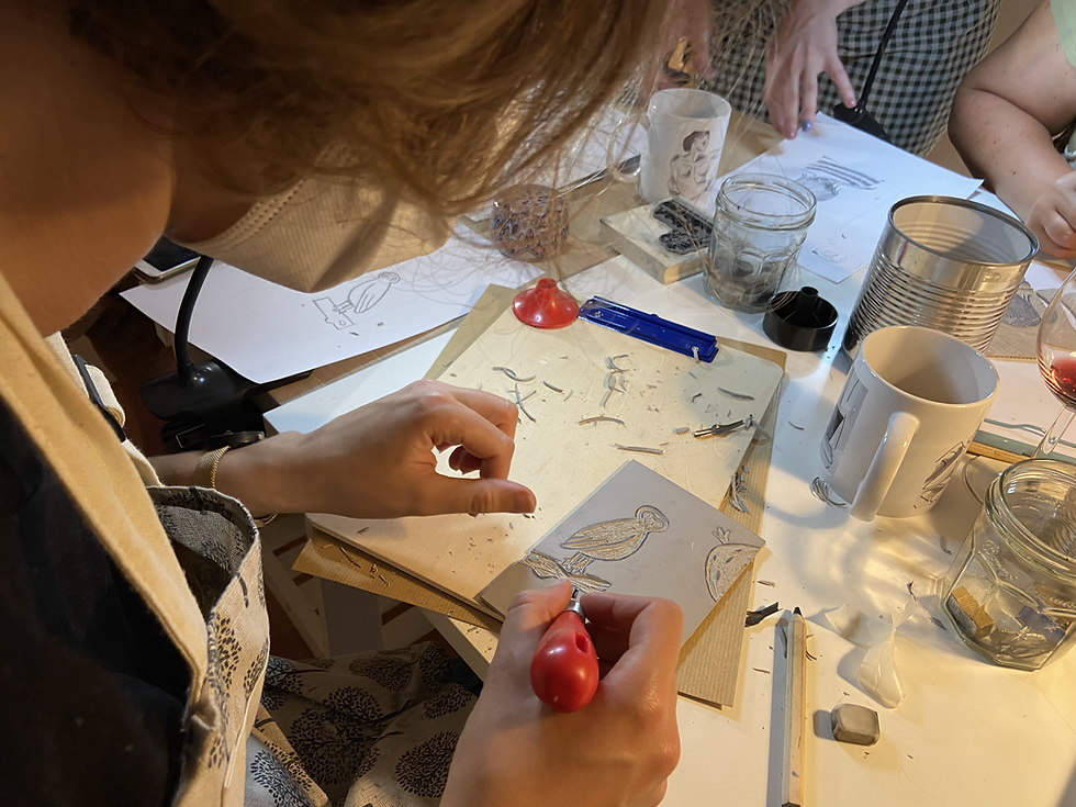 Atelier Linogravure : Spécial les femmes artistes de l’art déco et l’art nouveau !