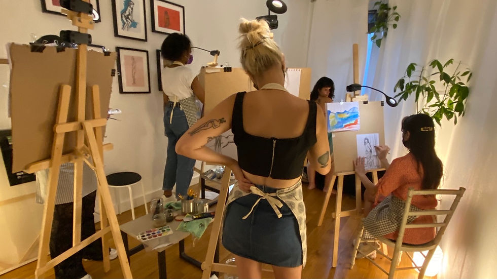 Atelier-Apéro avec modèle vivante : Spécial Louise Bourgeois !