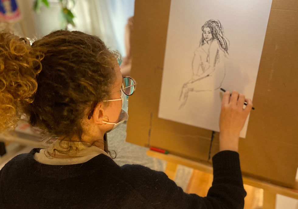 Atelier-Apéro avec modèle vivante : Spécial Françoise Gilot !