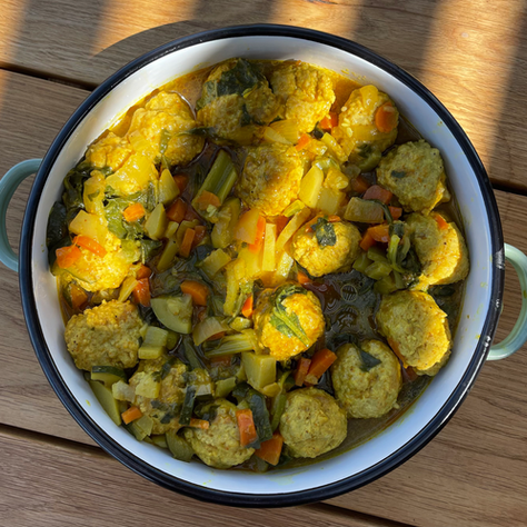 קציצות עוף בירקות