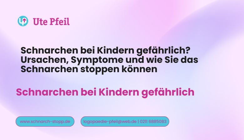 Schnarchen bei Kindern gefährlich