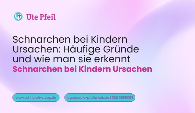 Schnarchen bei Kindern Ursachen