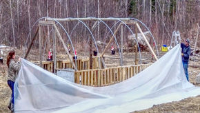 Building A DIY Greenhouse – A High Tunnel Hoop House To Extend Growing Season In Northern Onta