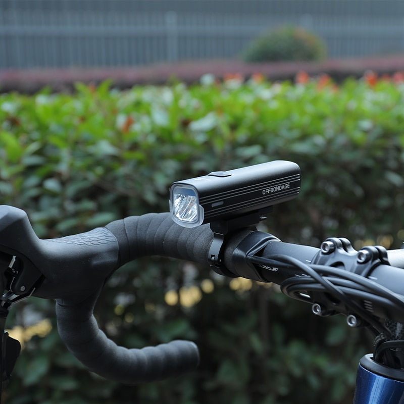 OFFBONDAGE Bicycle Light 1000Lumen Bike Headlight Power Bank Flashlight Handleba