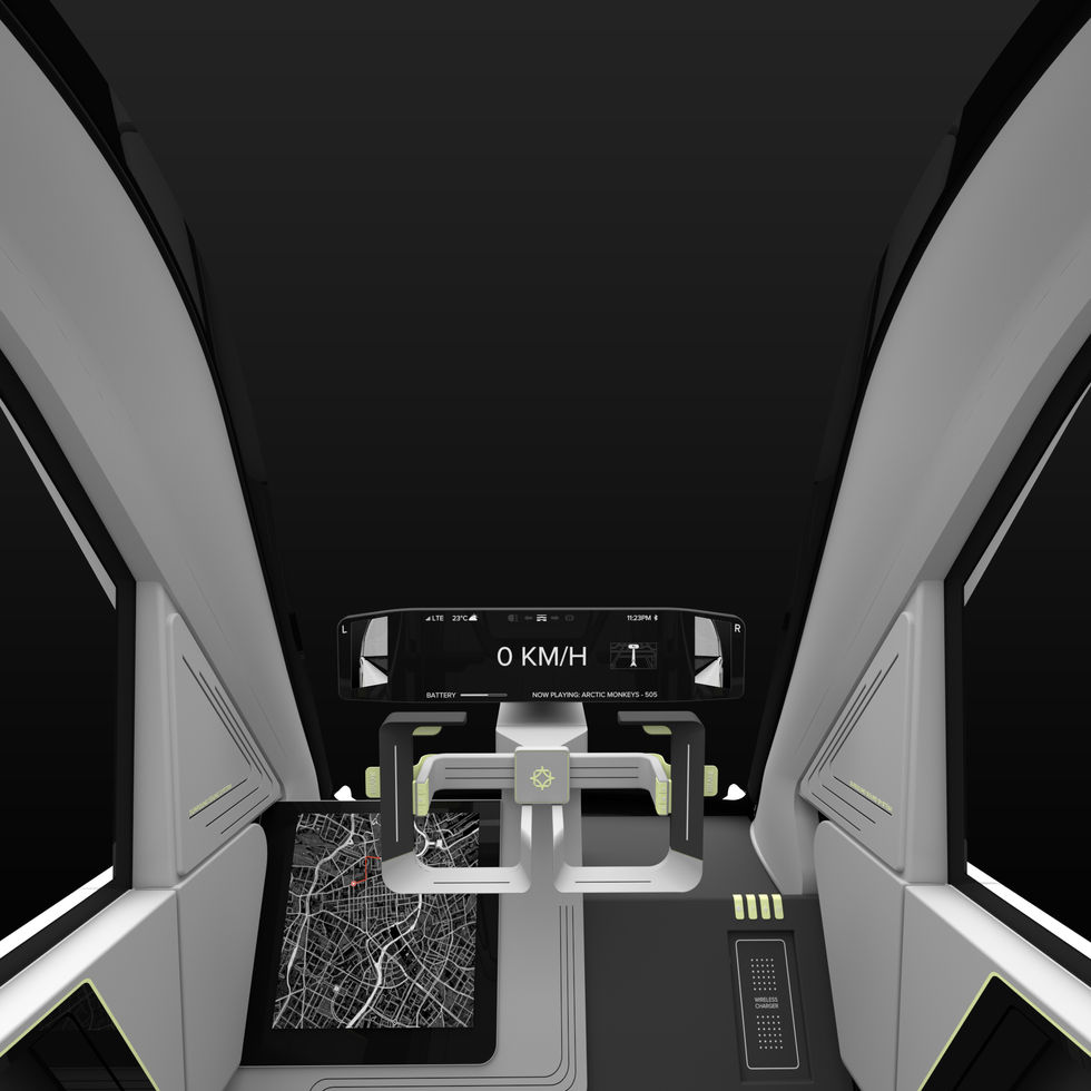 UILA Micro Mobility Design Interior Rendering