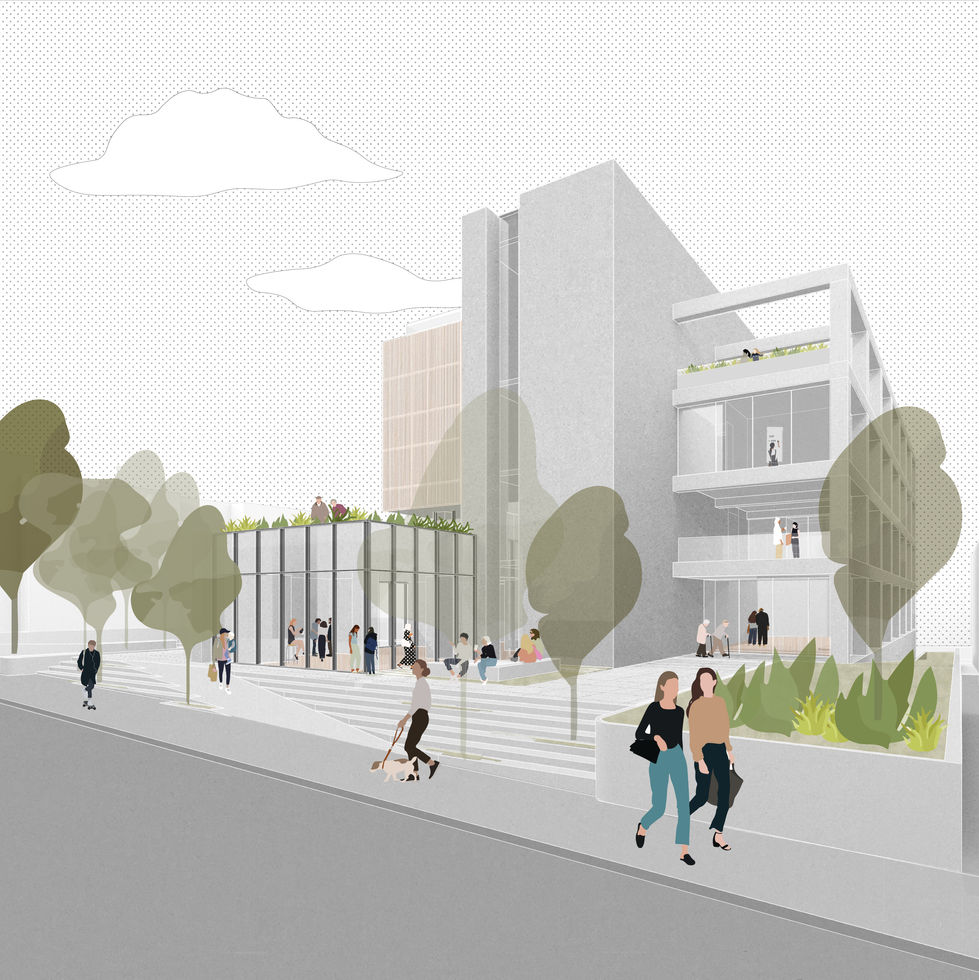 Maltepe Mixed Use Civic Building Rendering