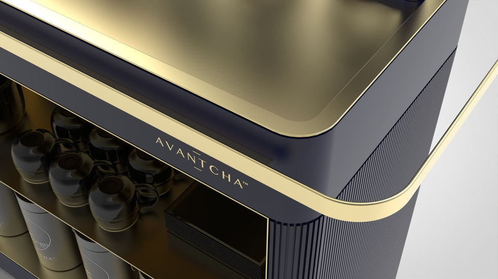 Avantcha Tea Trolley Design Detail Rendering