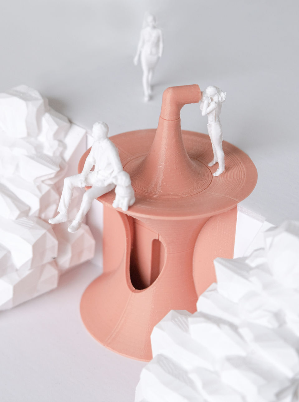 Ekoton Public Installation Underwater Periscope Design 3D Printed Model Photo