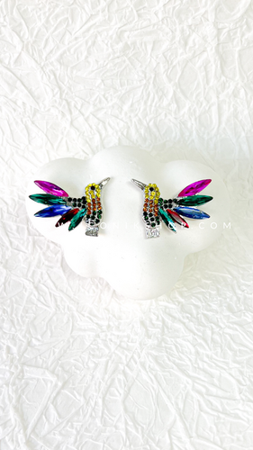 Spilla Smaltata A Forma Di Colibrì, Distintivo Da 42 Mm - Foto 3