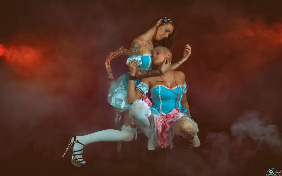 Photographie portrait costume et cosplay burlesque