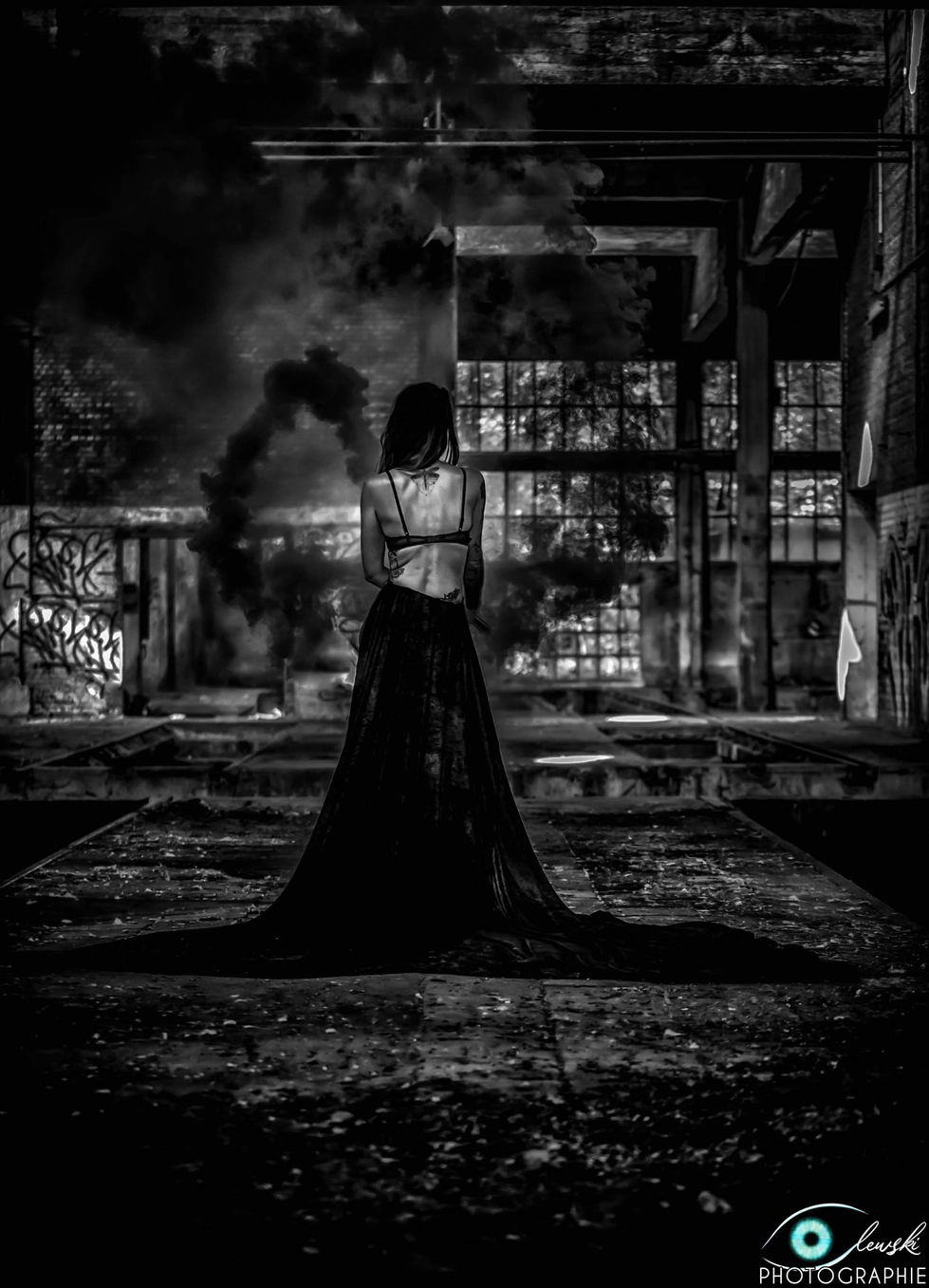Photographie portrait urbex à Charleroi