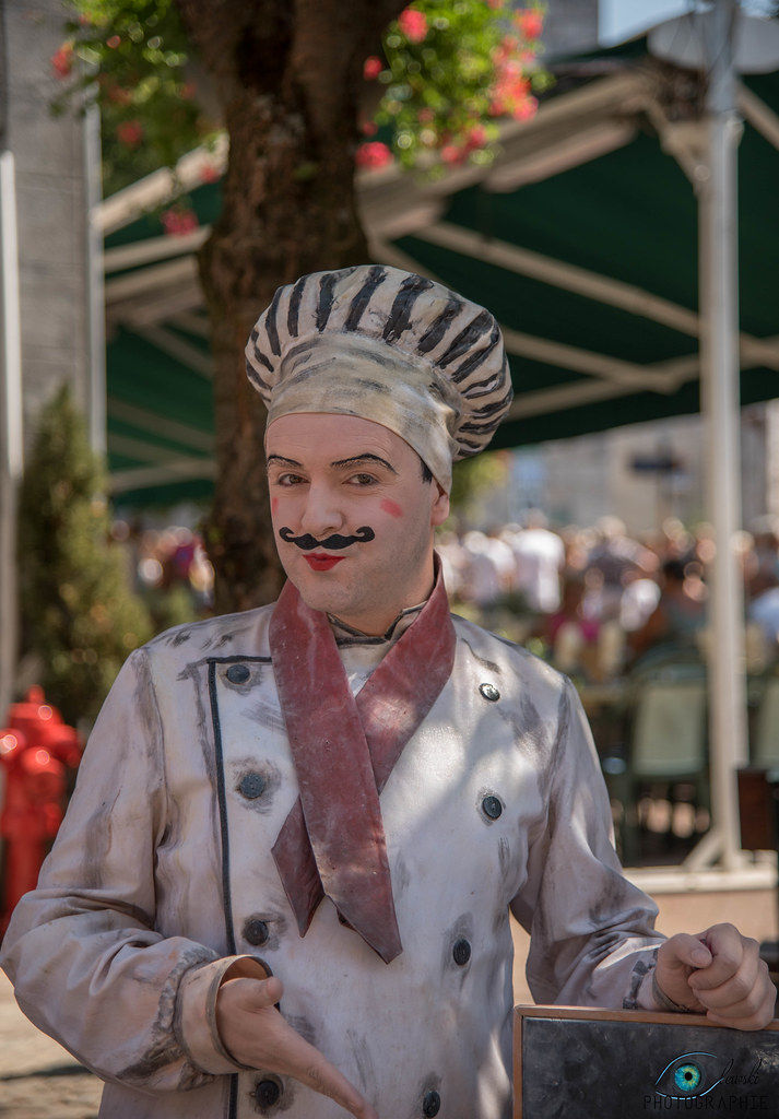 Photographie portrait costume et cosplay - Statue en marche