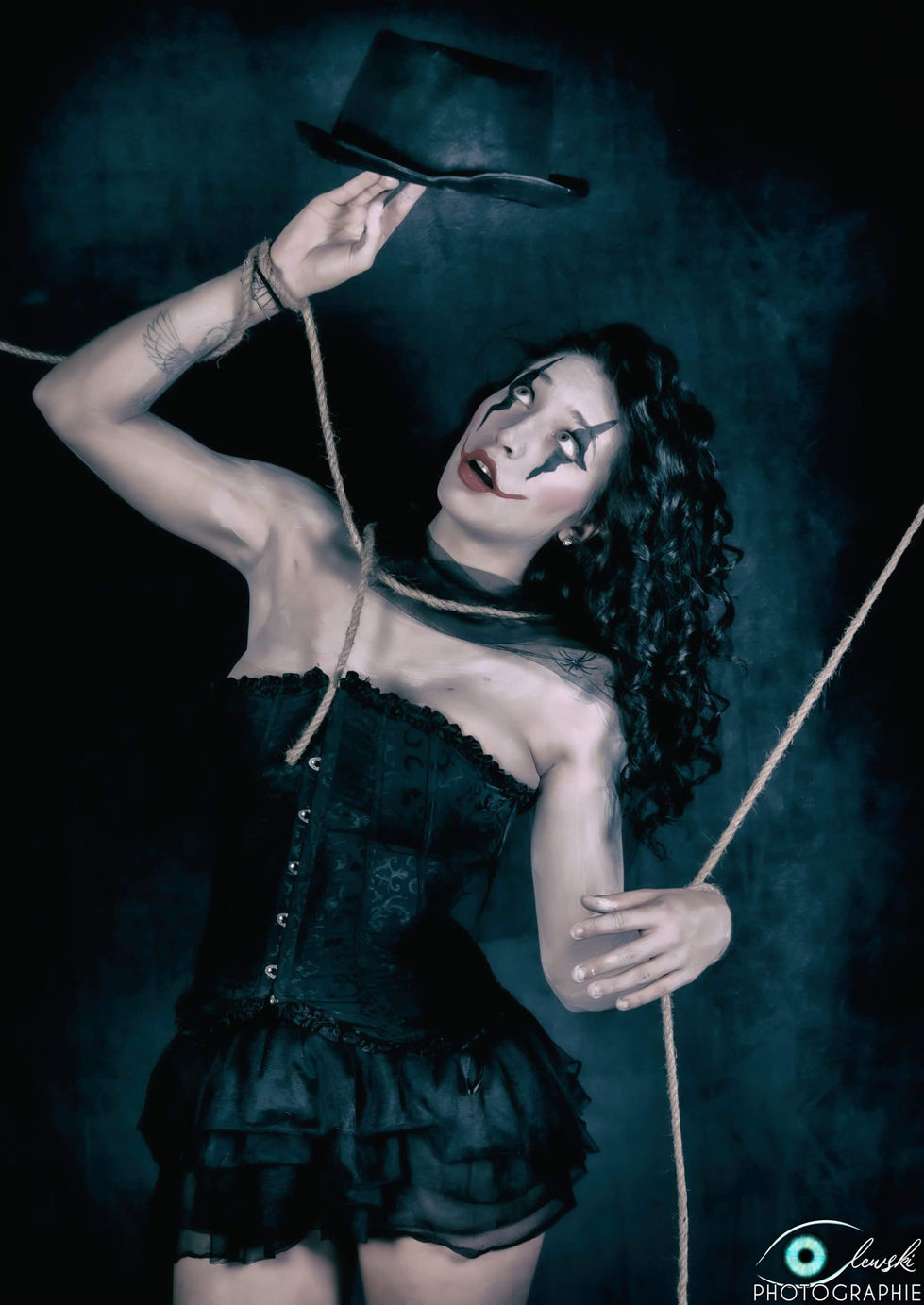 Photographie portrait costume et cosplay burlesque