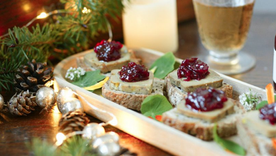 Foie gras du Gers et sa confiture de coing aux figues, accompagné de son mesclum, c'est bientôt Noël