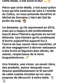 Le mot du restaurant Le Calice à Béziers